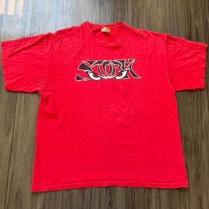 Y2K 2008 Red Storm Threadz Skater Streetwear tee Size XL Men's